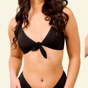 onewith two piece swimwear that fits like underwear top small & bottoms medium